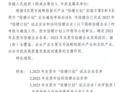 屢獲殊榮！國(guó)亨公司再次入選“倍增計(jì)劃”企業(yè)